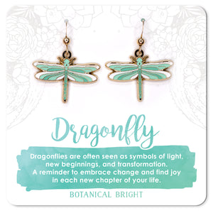 Dragonfly Charm Earrings