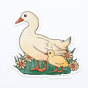 Duck & Duckling Waterproof Vinyl Sticker