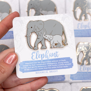 Elephant Enamel Pin