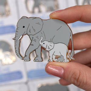 Elephant Enamel Pin