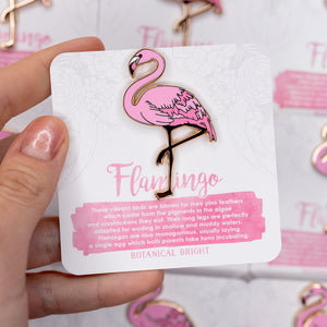 Flamingo Enamel Pin