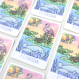 Florida Wildlife Waterproof Vinyl Sticker