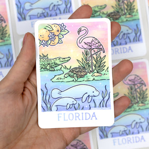 Florida Wildlife Waterproof Vinyl Sticker