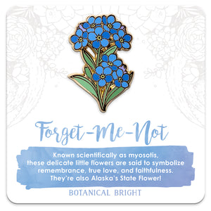 Forget-Me-Not Enamel Pin