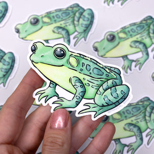 Frog Waterproof Vinyl Sticker