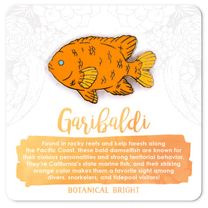Garibaldi Fish Enamel Pin