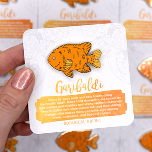 Garibaldi Fish Enamel Pin