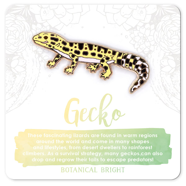 Gecko Enamel Pin