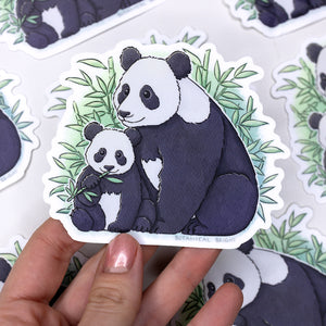 Giant Panda Waterproof Vinyl Sticker