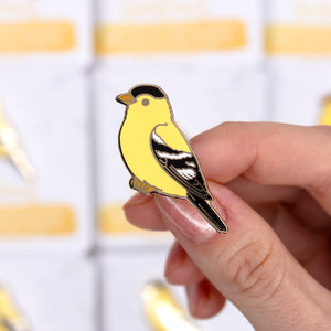 Goldfinch Enamel Pin