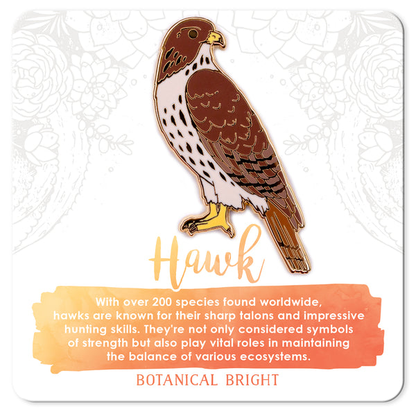 Hawk Enamel Pin