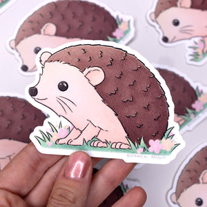 Hedgehog Waterproof Vinyl Sticker