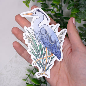 Heron Waterproof Vinyl Sticker