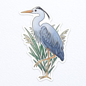 Heron Waterproof Vinyl Sticker