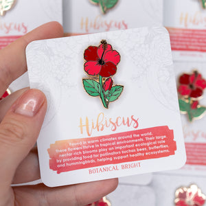Hibiscus Enamel Pin