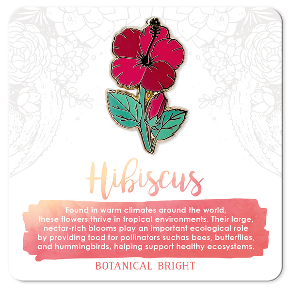 Hibiscus Enamel Pin