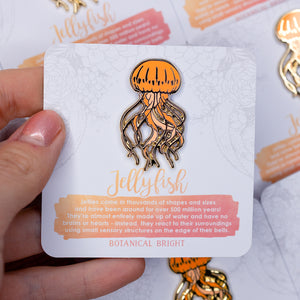 Jellyfish Enamel Pin