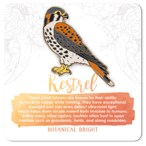 Kestrel Enamel Pin