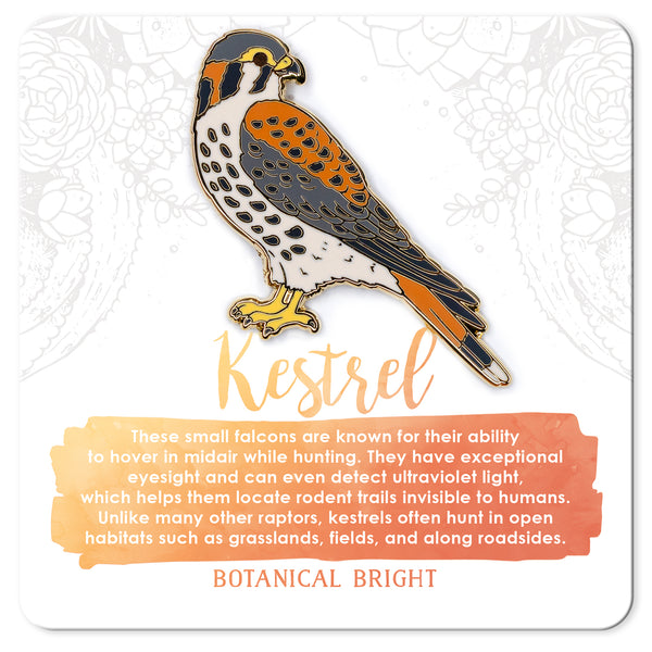 Kestrel Enamel Pin