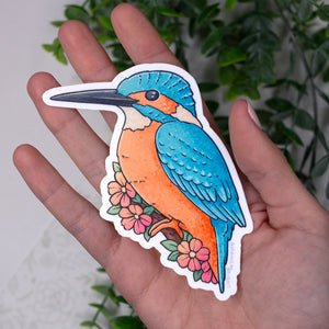 Kingfisher Waterproof Vinyl Sticker