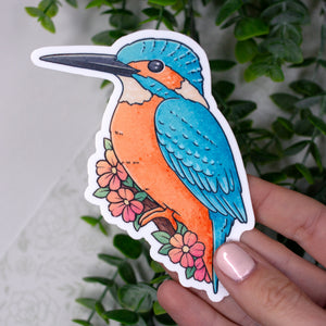 Kingfisher Waterproof Vinyl Sticker
