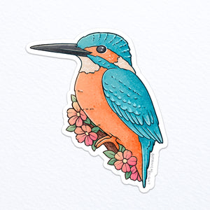 Kingfisher Waterproof Vinyl Sticker