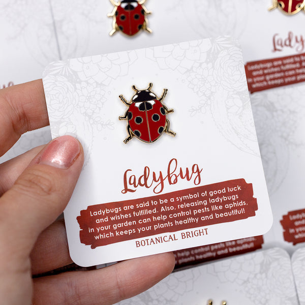 Ladybug Enamel Pin
