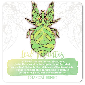 Leaf Mantis Enamel Pin