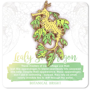 Leafy Sea Dragon Enamel Pin