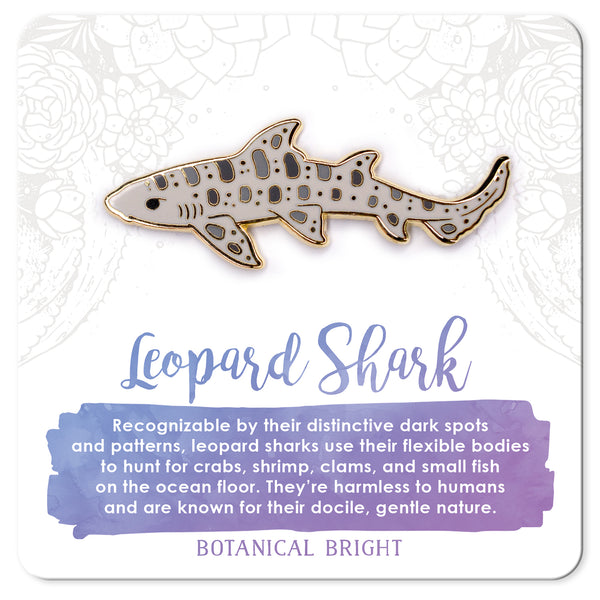 Leopard Shark Enamel Pin