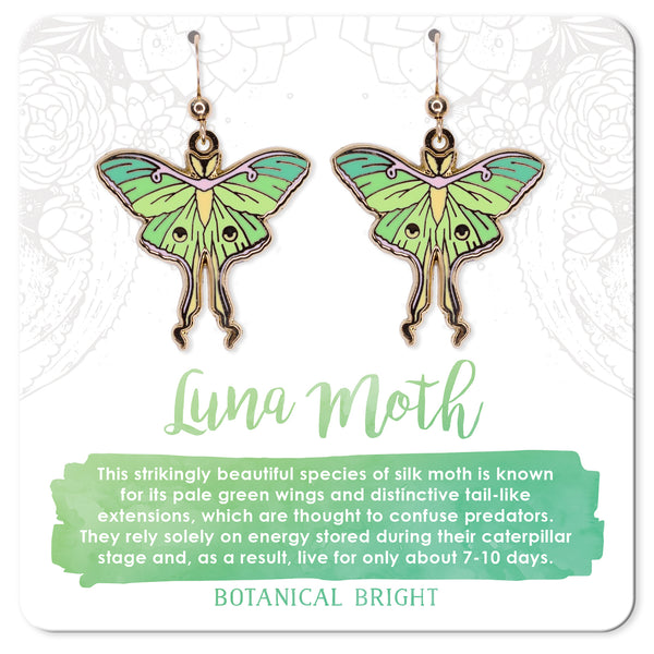 Luna Moth Earrings