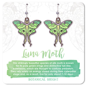 Luna Moth Earrings