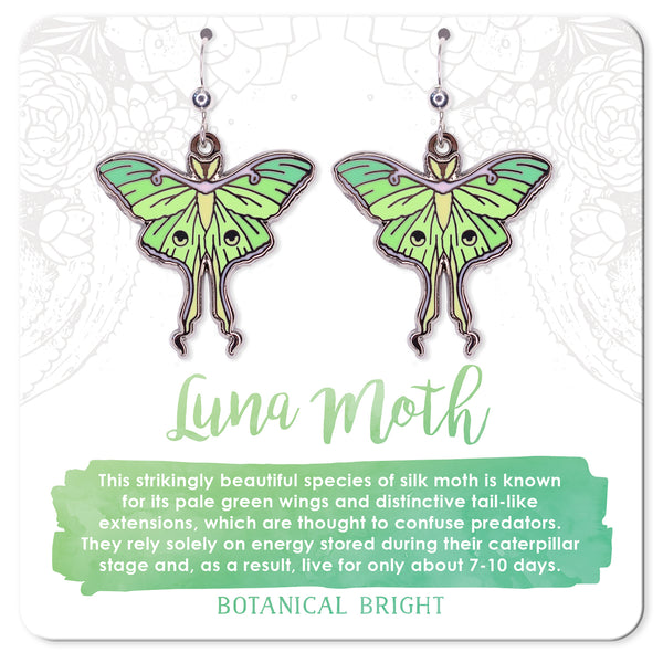 Luna Moth Earrings