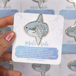 Mola Mola Sunfish Enamel Pin