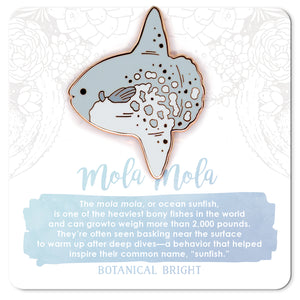 Mola Mola Sunfish Enamel Pin