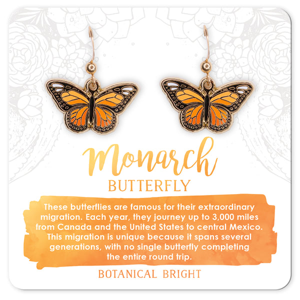 Monarch Butterfly Earrings