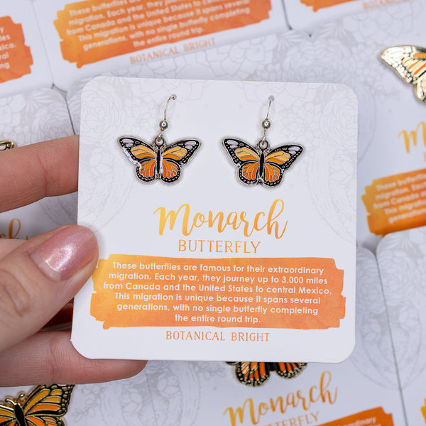 Monarch Butterfly Earrings