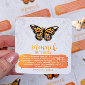 Monarch Butterfly Enamel Pin