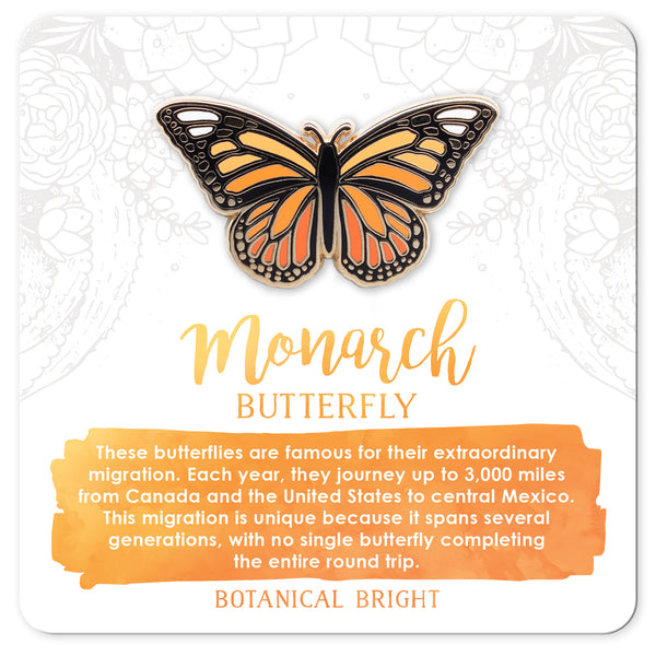 Monarch Butterfly Enamel Pin