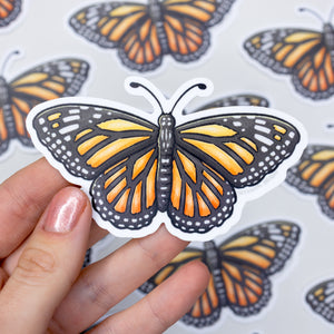 Monarch Butterfly Waterproof Vinyl Sticker