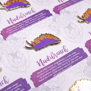 Nudibranch Sea Slug Enamel Pin