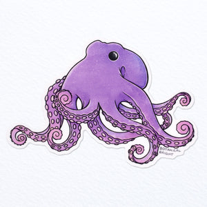 Octopus Waterproof Vinyl Sticker