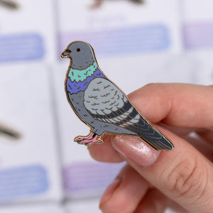 Pigeon Enamel Pin