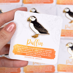 Puffin Enamel Pin