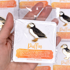 Puffin Enamel Pin