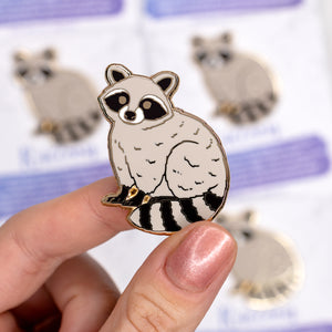 Raccoon Enamel Pin
