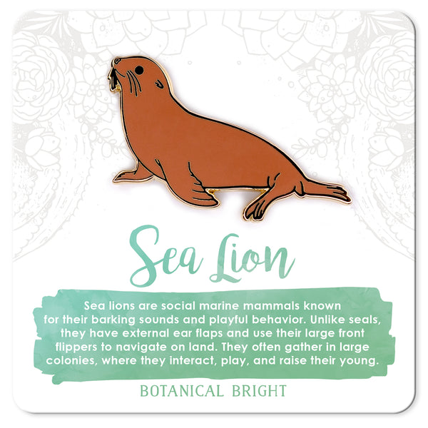 Sea Lion Enamel Pin