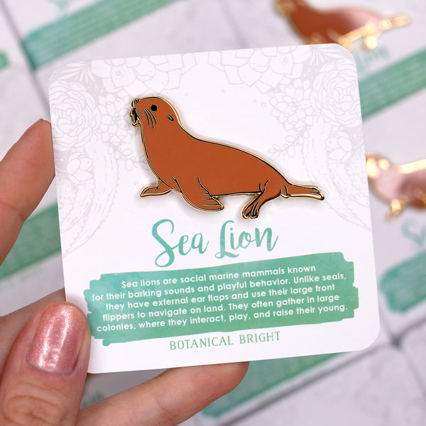 Sea Lion Enamel Pin