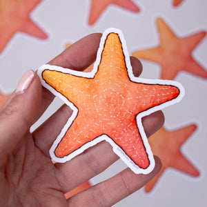 Sea Star Waterproof Vinyl Sticker