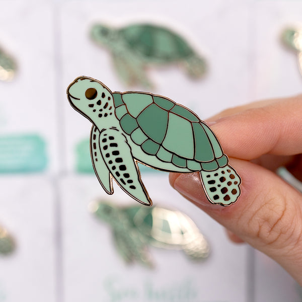 Sea Turtle Enamel Pin